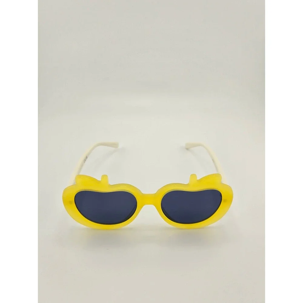 Stella McCartney Kids Apple Sunglasses Yellow White SC4062IK 4739V Bio Acetate